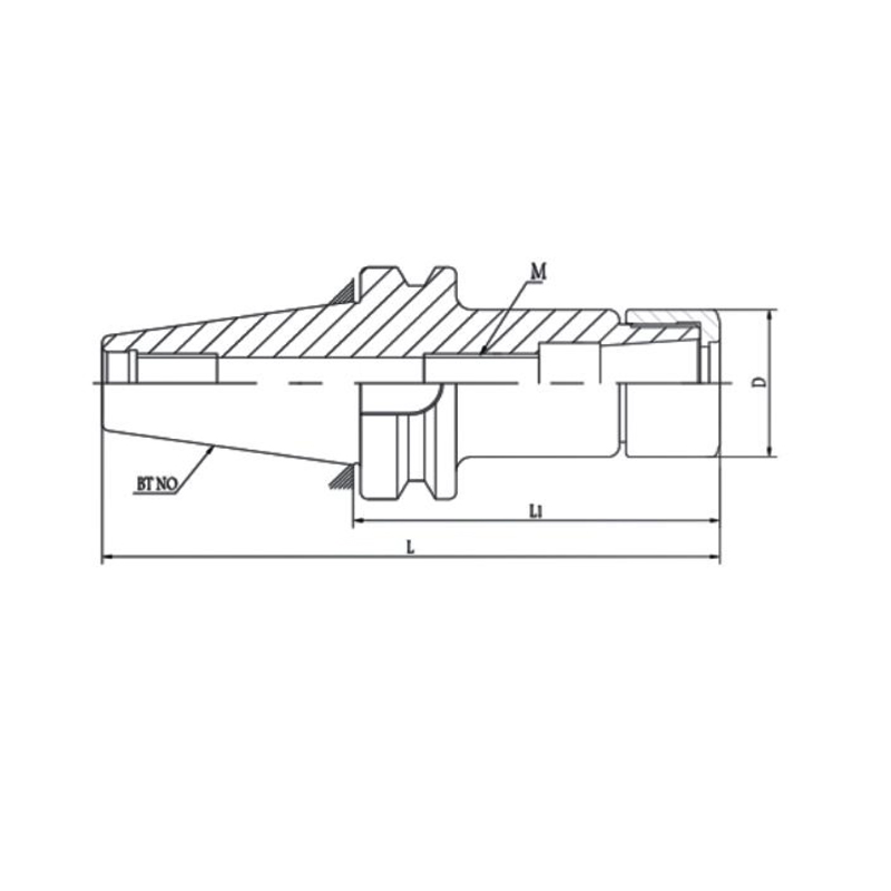 High-speed precision collet holder