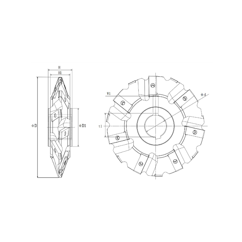 GEAR RACK MILL CUTTER