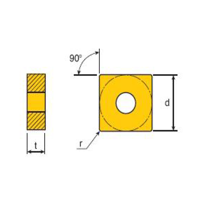 negative square insert