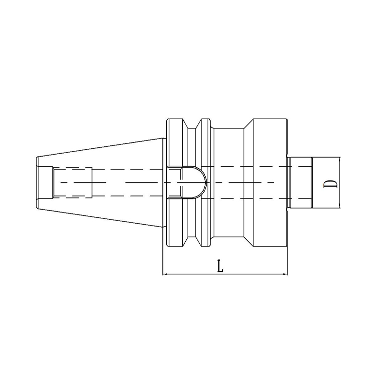 Bridge boring tool holder