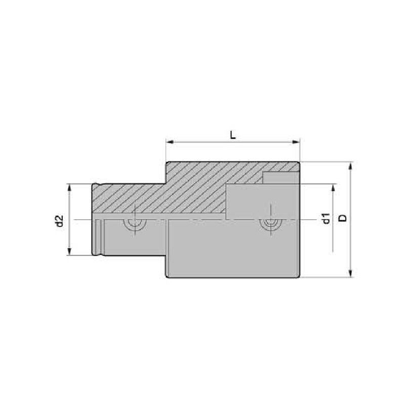 Equal Diameter Extension Adapter