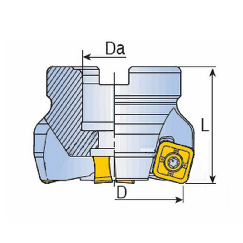 FACE MILL CUTTER，Kr=75°