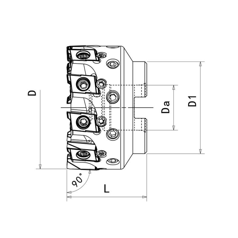 ALUMINUM MILL CUTTER
