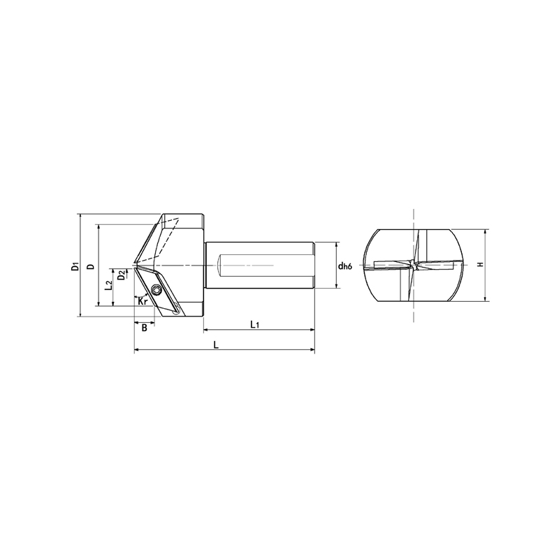 Chamfering Mill Holder