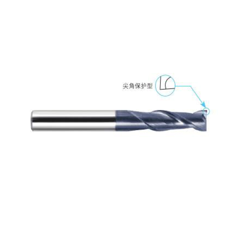 General purpose machining, two-flute straight shank flat head solid  carbide end mill