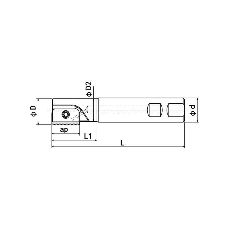 Thread Milling Shank (Single Insert)