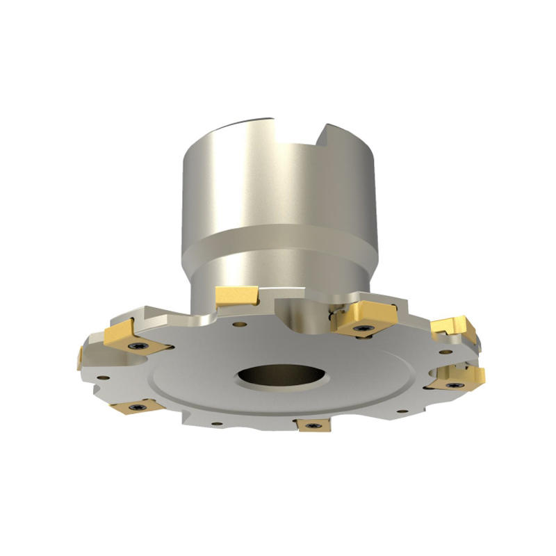 Three-sided milling cutter head: fixed flange type