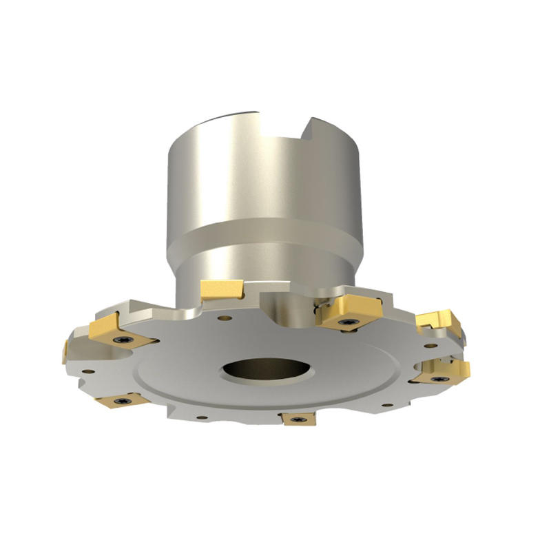 Three-sided edge milling cutter: Fixed flange type