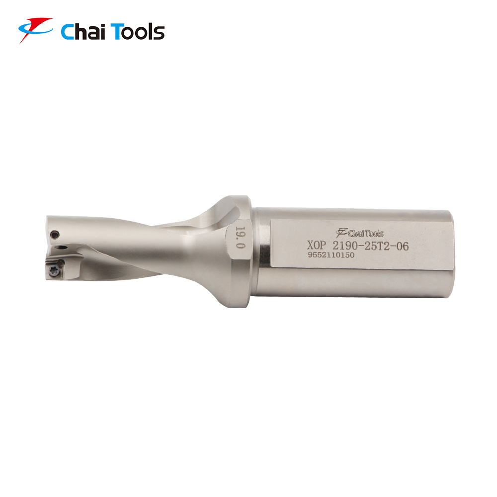 What are the typical cutting speeds and feed rates used with indexable U drills?